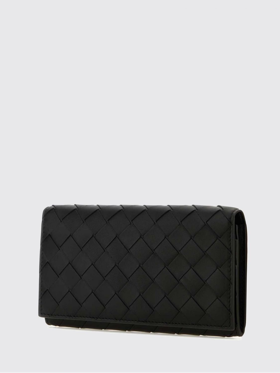 Bottega Veneta Men Bottega Veneta Intrecciato Woven Calfskin Leather Bifold Wallet BOTTEGA VENETA