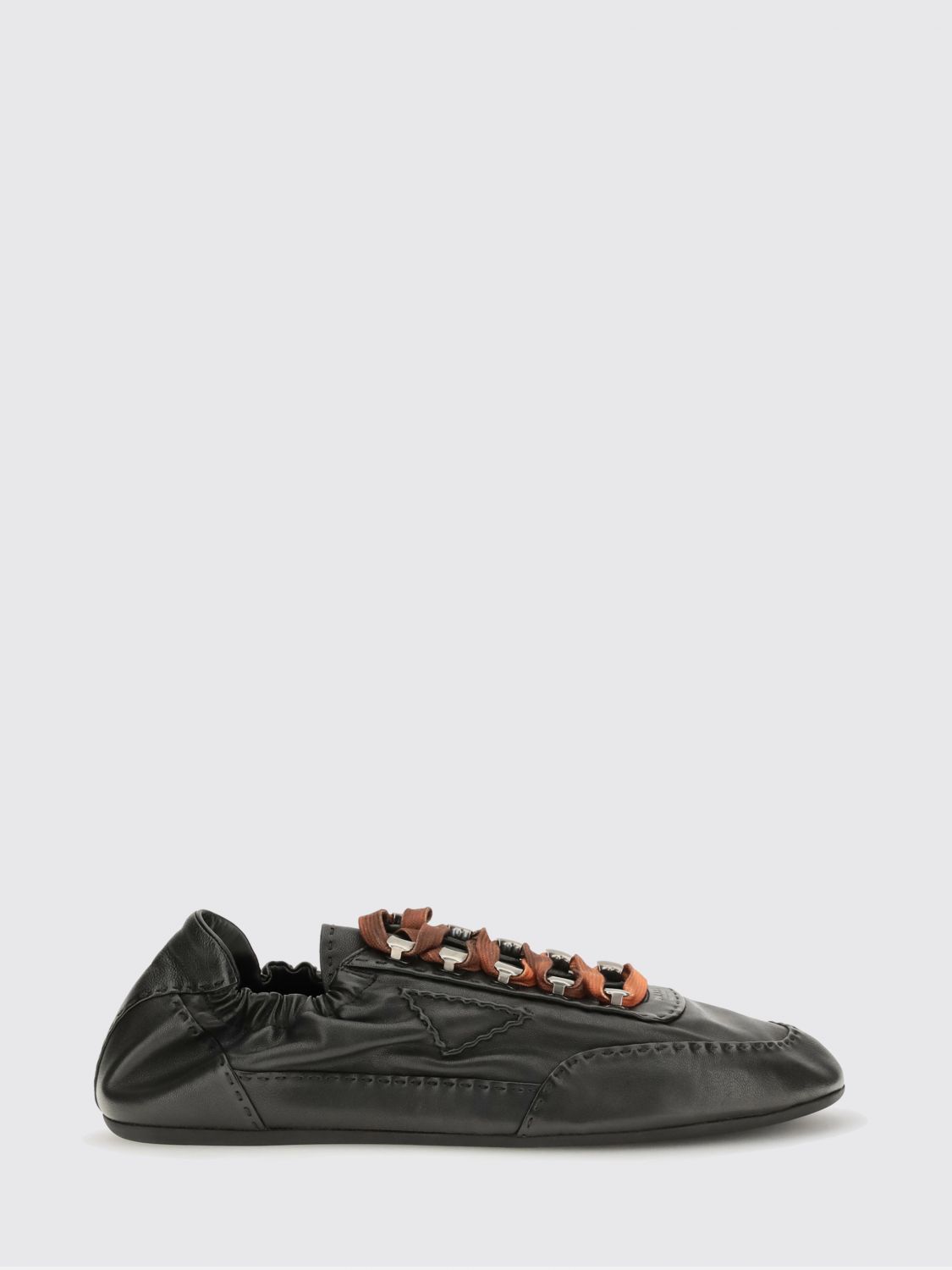 Prada Brogue Shoes Men Black PRADA