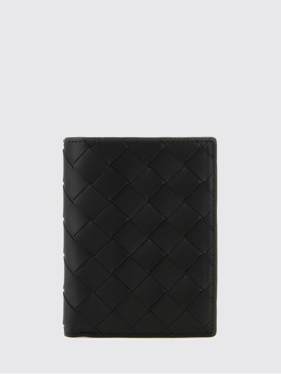 Bottega Veneta Men Bottega Veneta Intrecciato Woven Calfskin Leather Bifold Wallet BOTTEGA VENETA