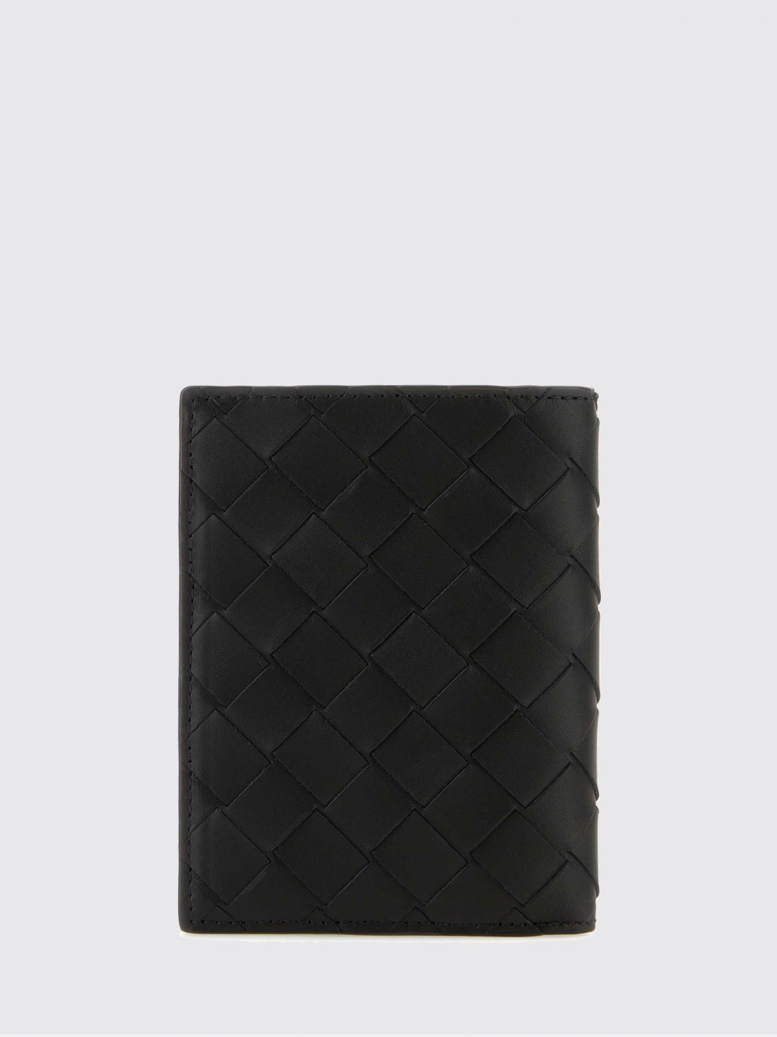 Bottega Veneta Men Bottega Veneta Intrecciato Woven Calfskin Leather Bifold Wallet BOTTEGA VENETA