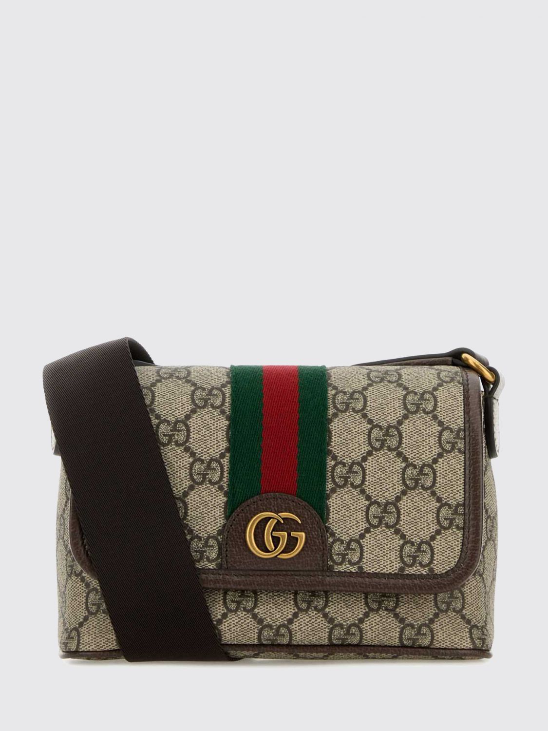 Gucci Men Ophidia Mini Crossbody Bag Gucci In Gg Supreme Monogram Fabric GUCCI