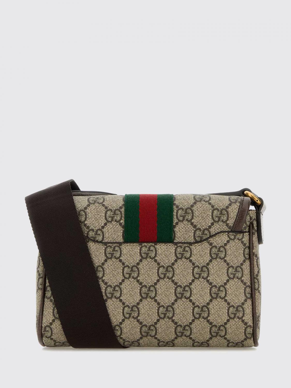 Gucci Men Ophidia Mini Crossbody Bag Gucci In Gg Supreme Monogram Fabric GUCCI