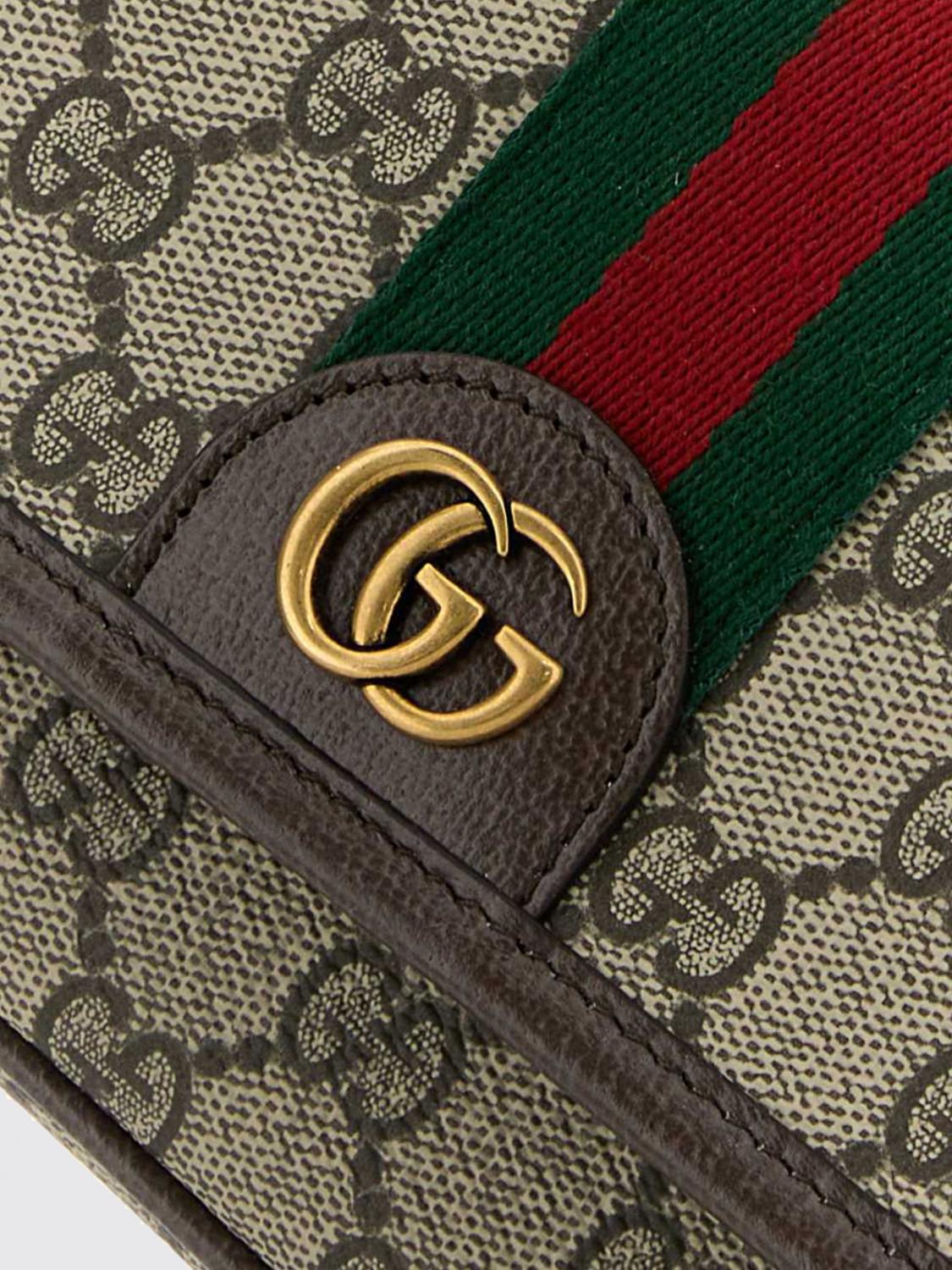 Gucci Men Ophidia Mini Crossbody Bag Gucci In Gg Supreme Monogram Fabric GUCCI