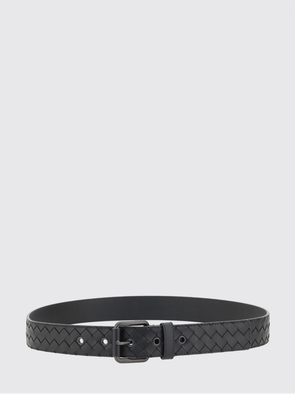Bottega Veneta Men Bottega Veneta Intrecciato Weave Calfskin Leather Belt BOTTEGA VENETA