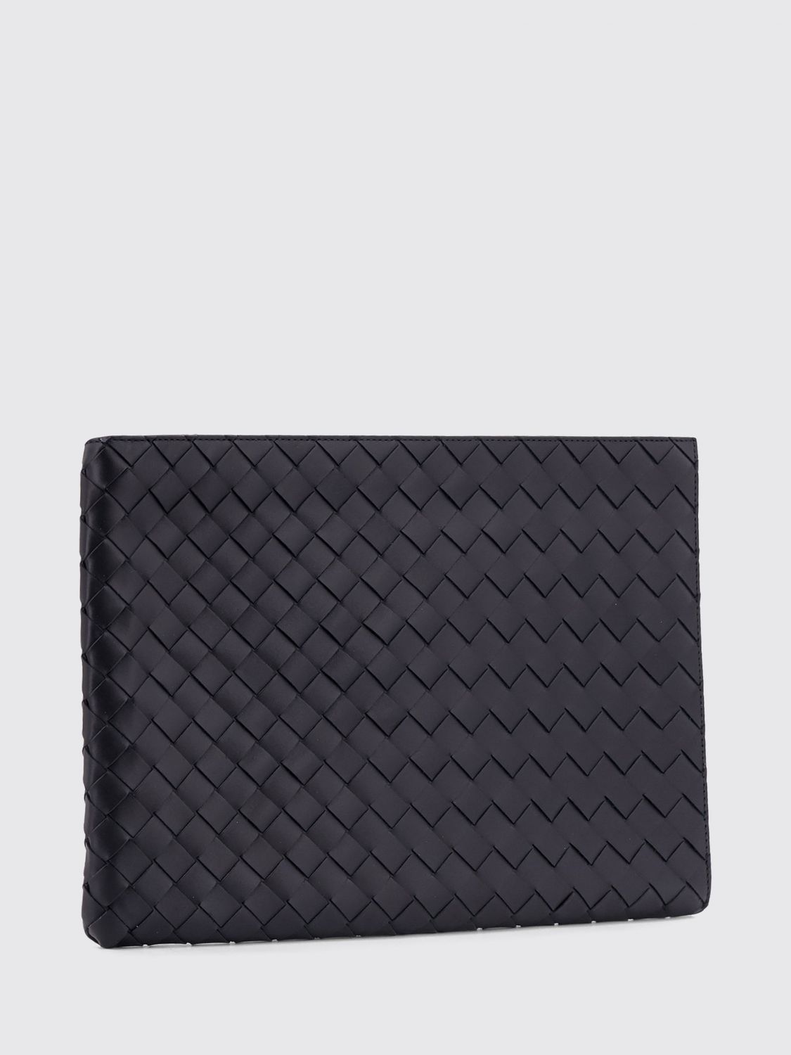 Bottega Veneta Men Bottega Veneta Intrecciato Weave Calfskin Leather Document Holder BOTTEGA VENETA