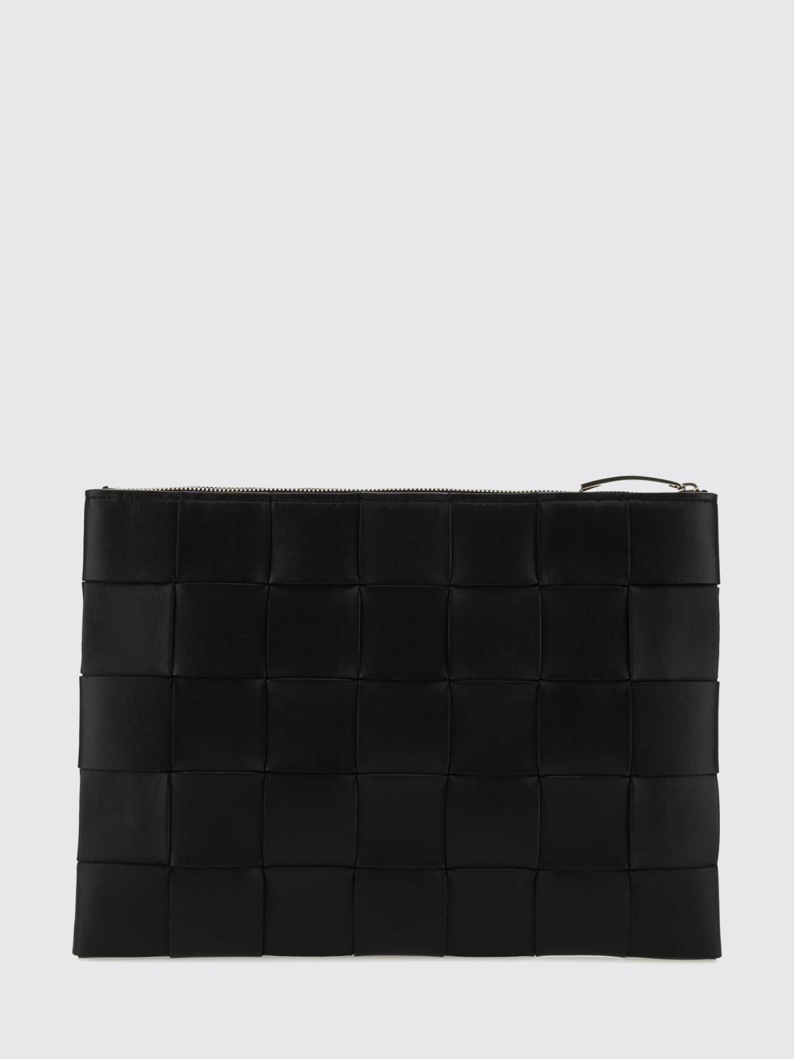Bottega Veneta Women Rectangular Clutch Bottega Veneta In Intrecciato Lambskin With Zip Closure BOTTEGA VENETA