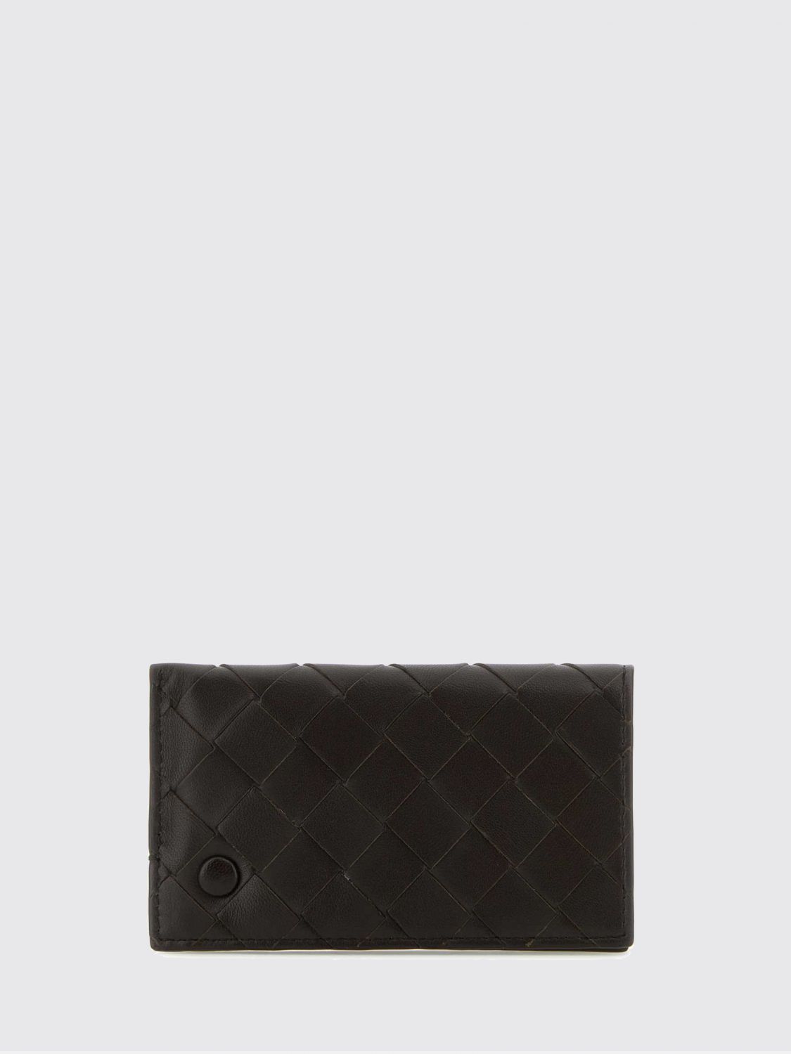 Bottega Veneta Women Woven Nappa Leather Card Holder Bottega Veneta With Removable Mirror BOTTEGA VENETA