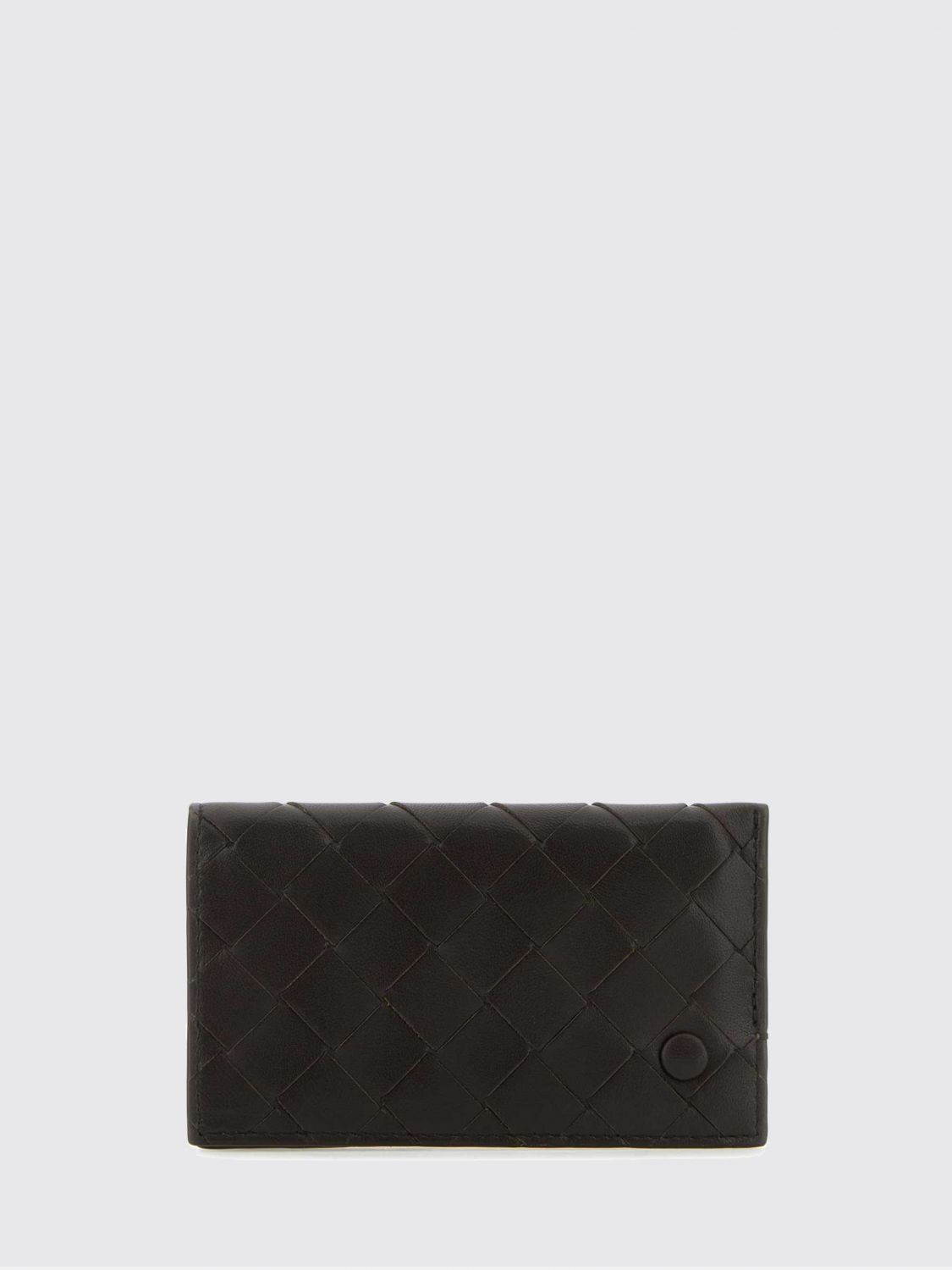 Bottega Veneta Women Woven Nappa Leather Card Holder Bottega Veneta With Removable Mirror BOTTEGA VENETA