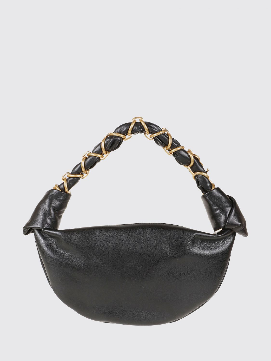 Saint Laurent Women Amalia Smooth Lambskin Hobo Bag Saint Laurent With Ysl Monogram.