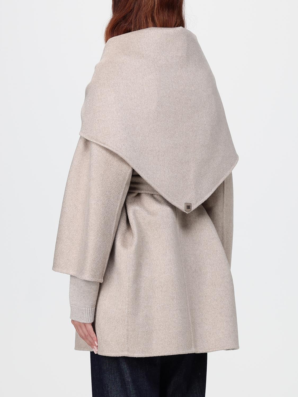 Max Mara Women Short Robe Coat Max Mara In Pure Cashmere With Shawl Collar And Belt MAX MARA