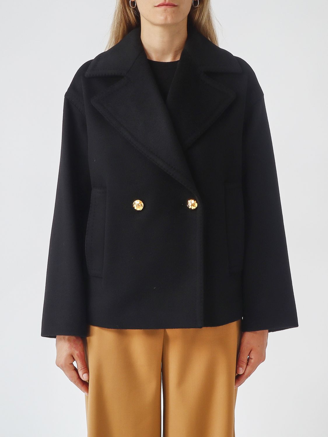 Max Mara Studio Women Coat Woman Max Mara Studio MAX MARA STUDIO