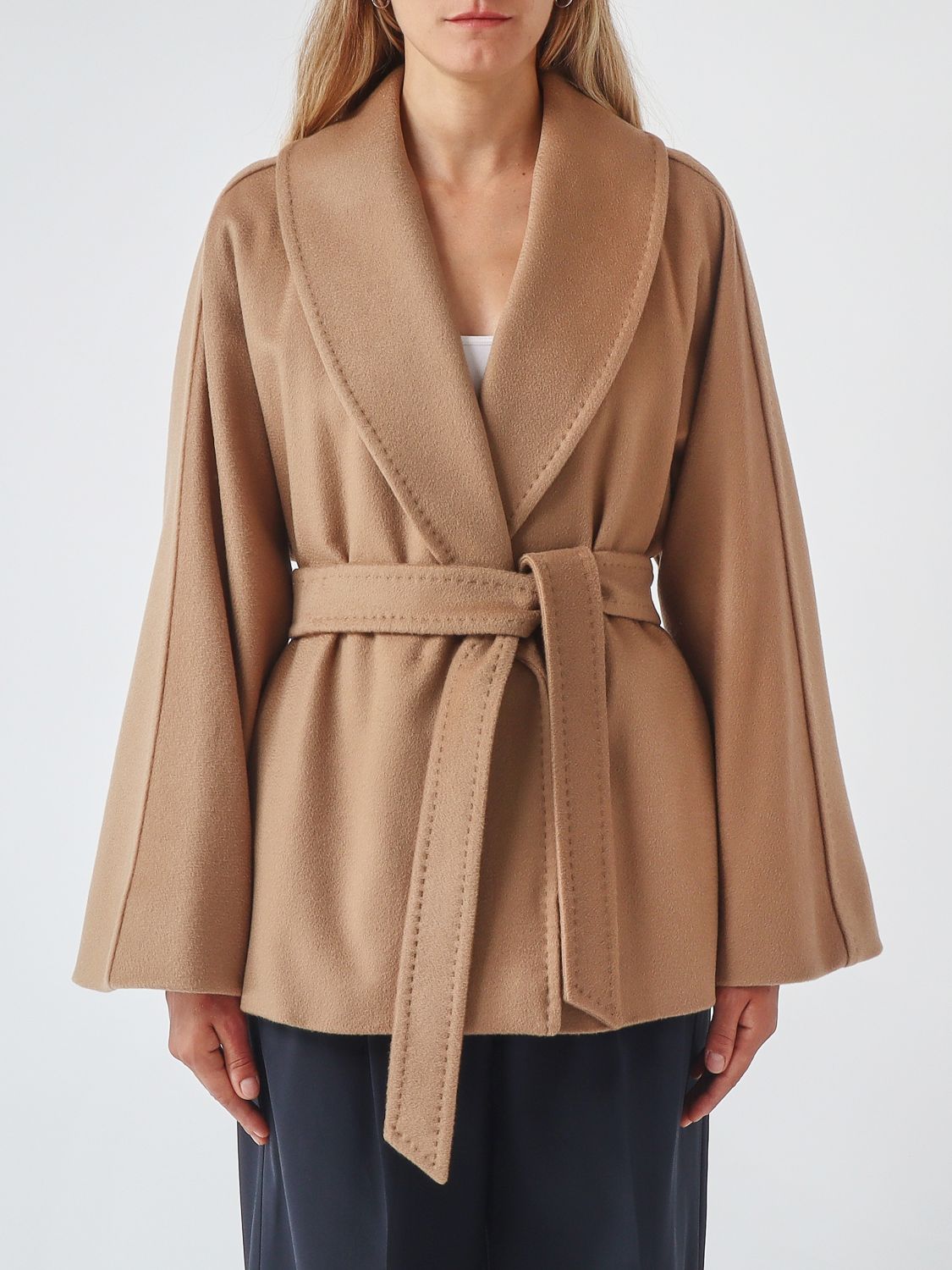 Max Mara Studio Women Coat Woman Max Mara Studio MAX MARA STUDIO