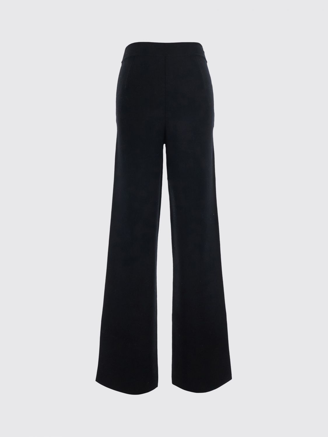 Max Mara Women High-Waisted Wide Leg Knit Trousers Max Mara In A Wool Blend MAX MARA