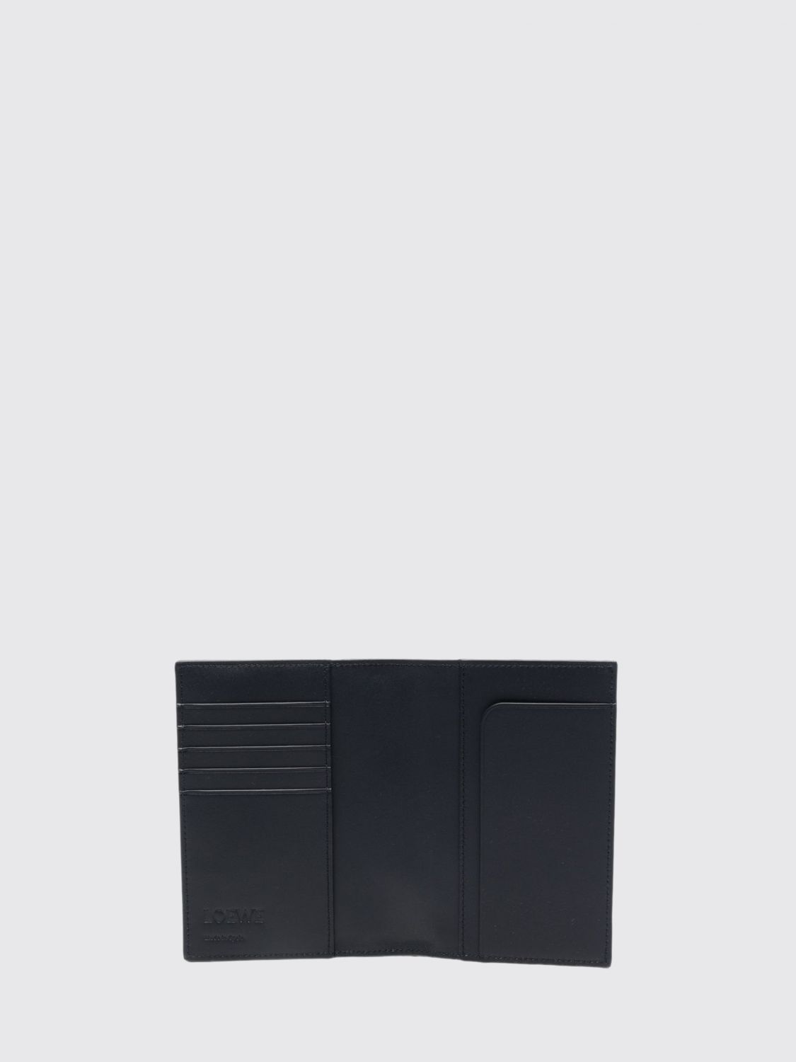 Loewe Women Loewe Anagram Compact Bifold Wallet In Bicolour Calfskin Leather LOEWE
