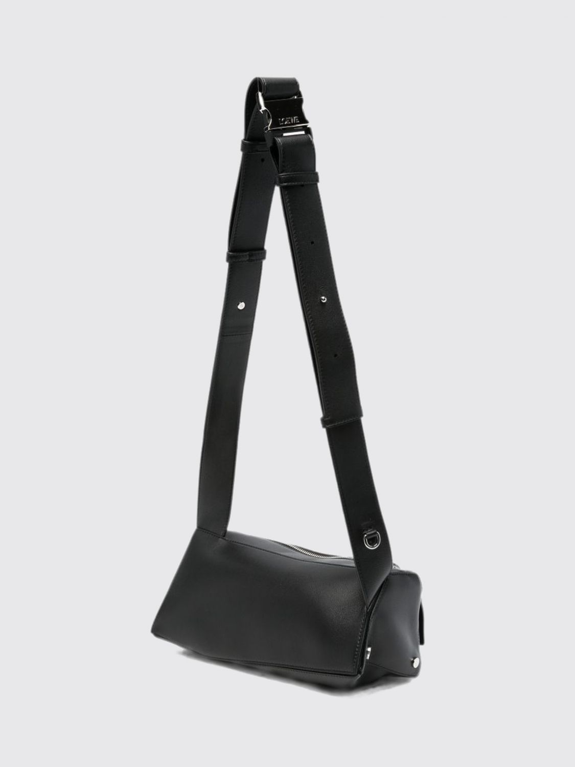 Loewe Men Loewe Calfskin Leather Crossbody Belt Bag With Embossed Logo LOEWE