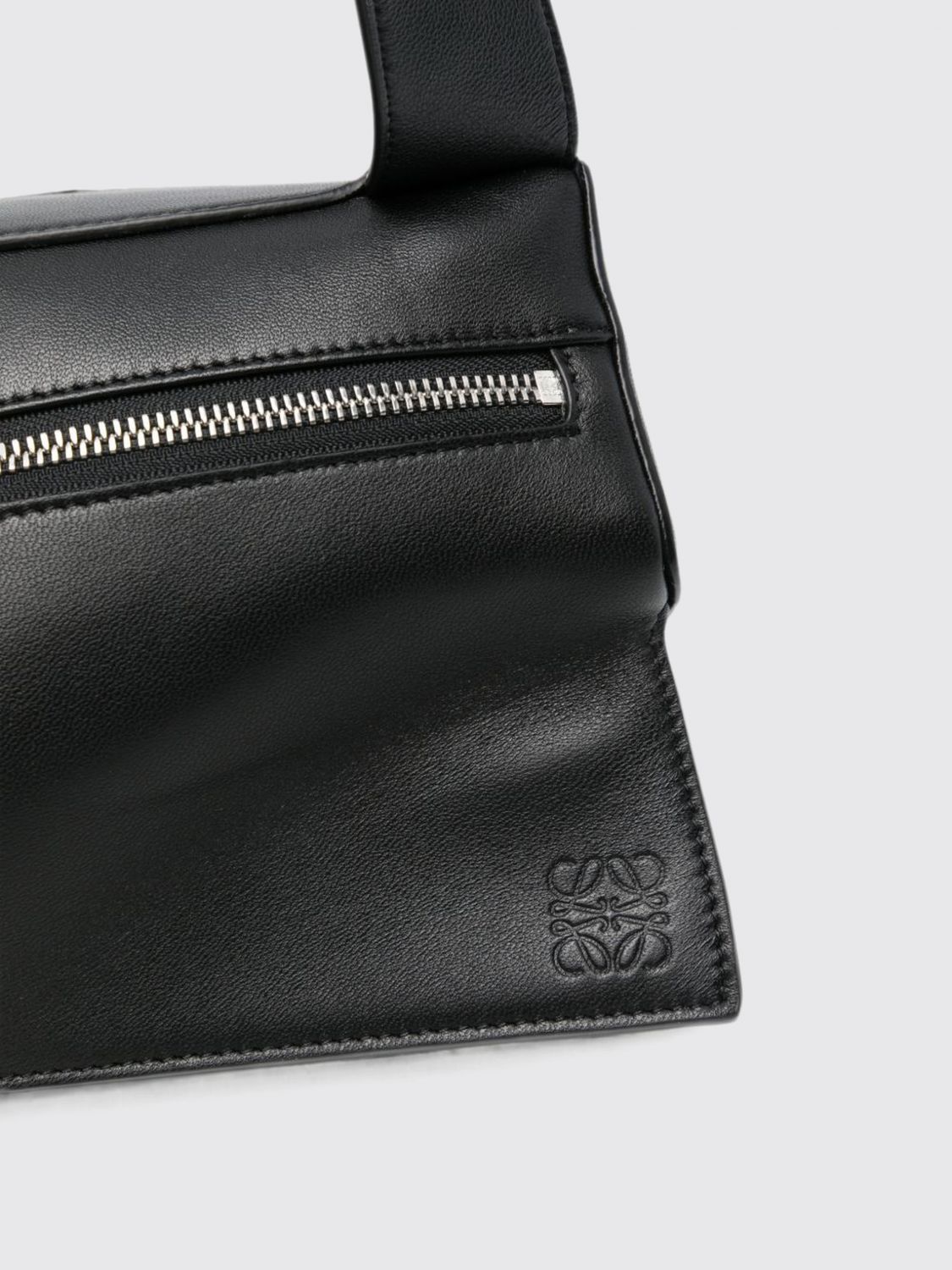Loewe Men Loewe Calfskin Leather Crossbody Belt Bag With Embossed Logo LOEWE