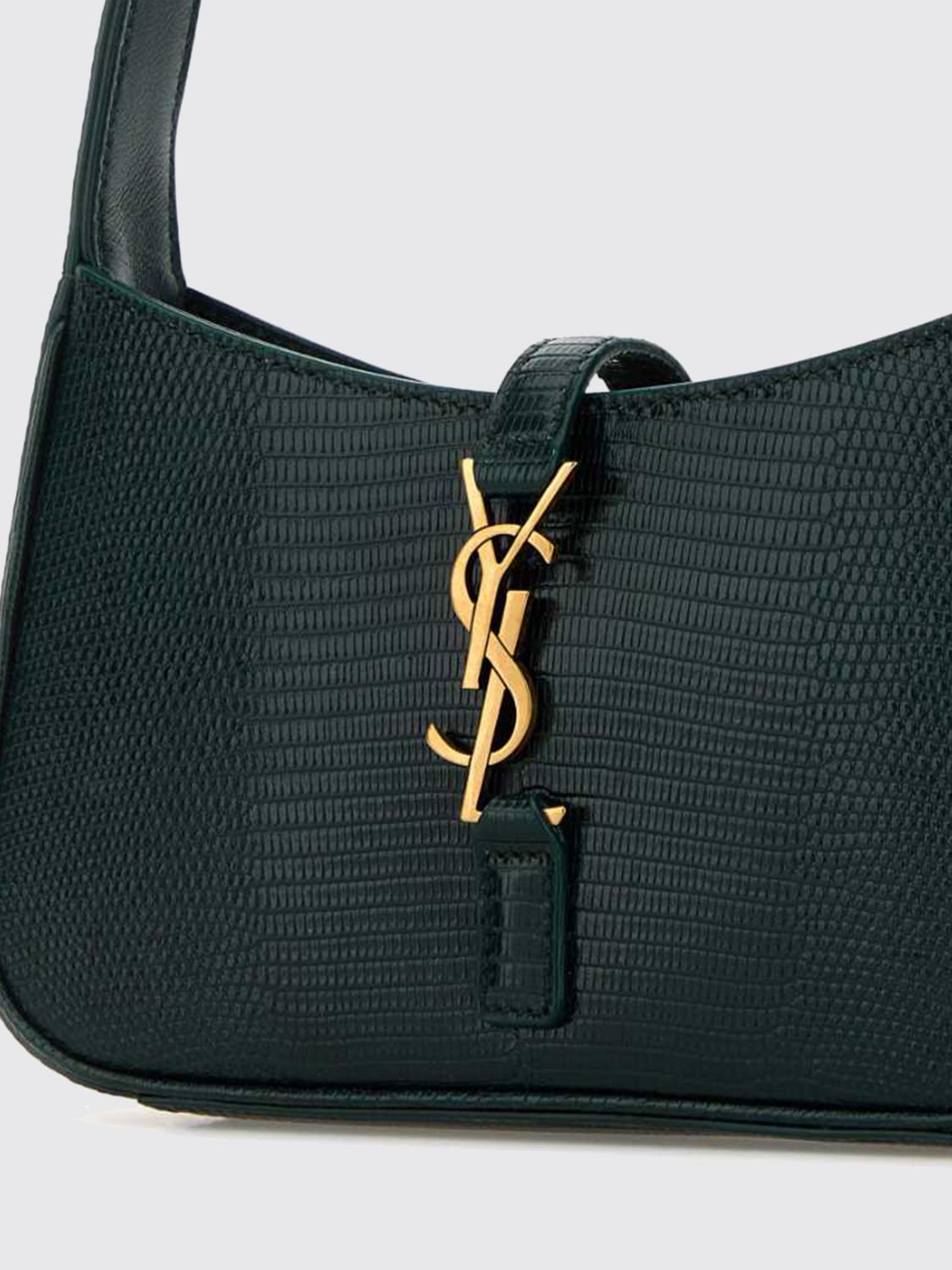 Saint Laurent Women Saint Laurent Le 5 I  7 Mini Bag In Lizard-Effect Leather With Ysl Monogram SAINT LAURENT