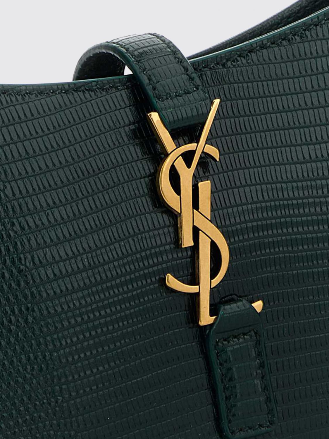 Saint Laurent Women Saint Laurent Le 5 I  7 Mini Bag In Lizard-Effect Leather With Ysl Monogram SAINT LAURENT