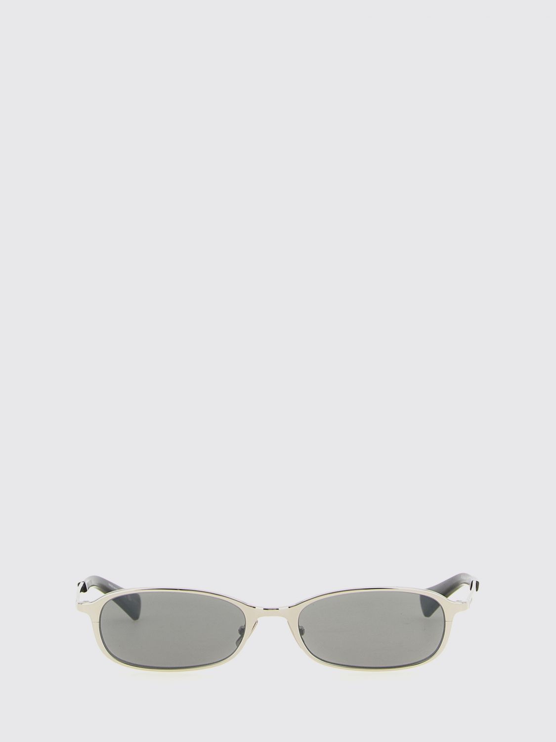 Saint Laurent Women Saint Laurent Rounded Sunglasses In Metal And Acetate With Engraved Logo SAINT LAURENT