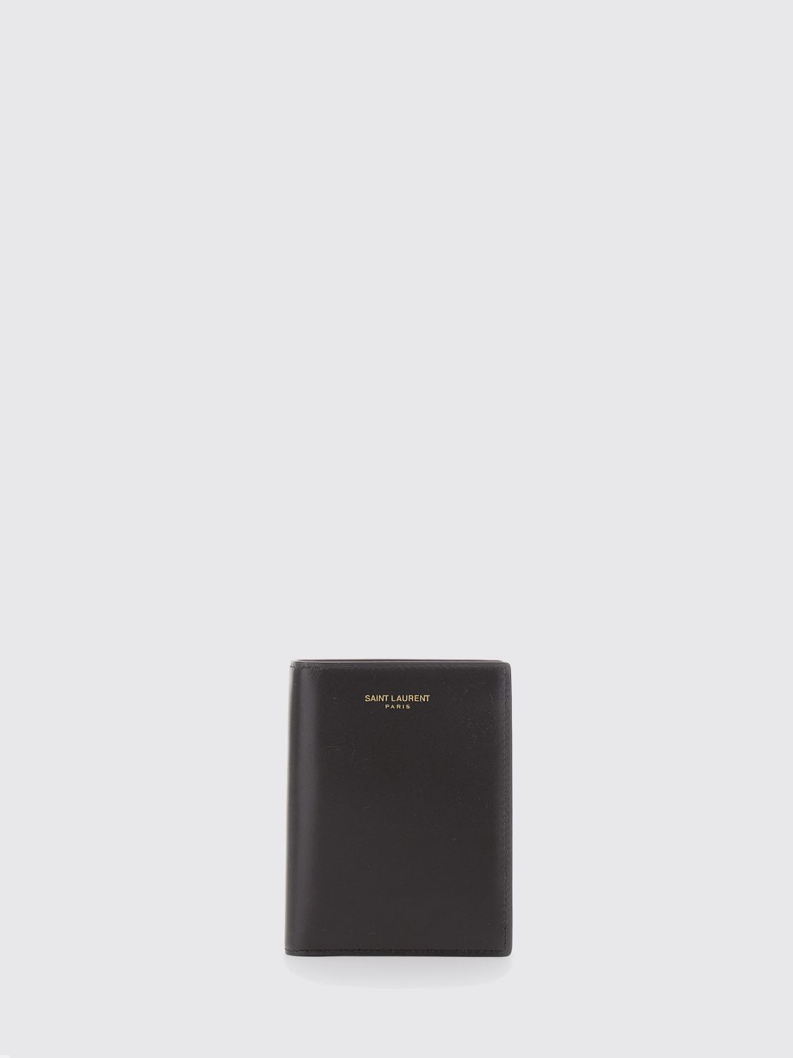 Saint Laurent Men Saint Laurent Smooth Calfskin Bifold Wallet With Logo SAINT LAURENT
