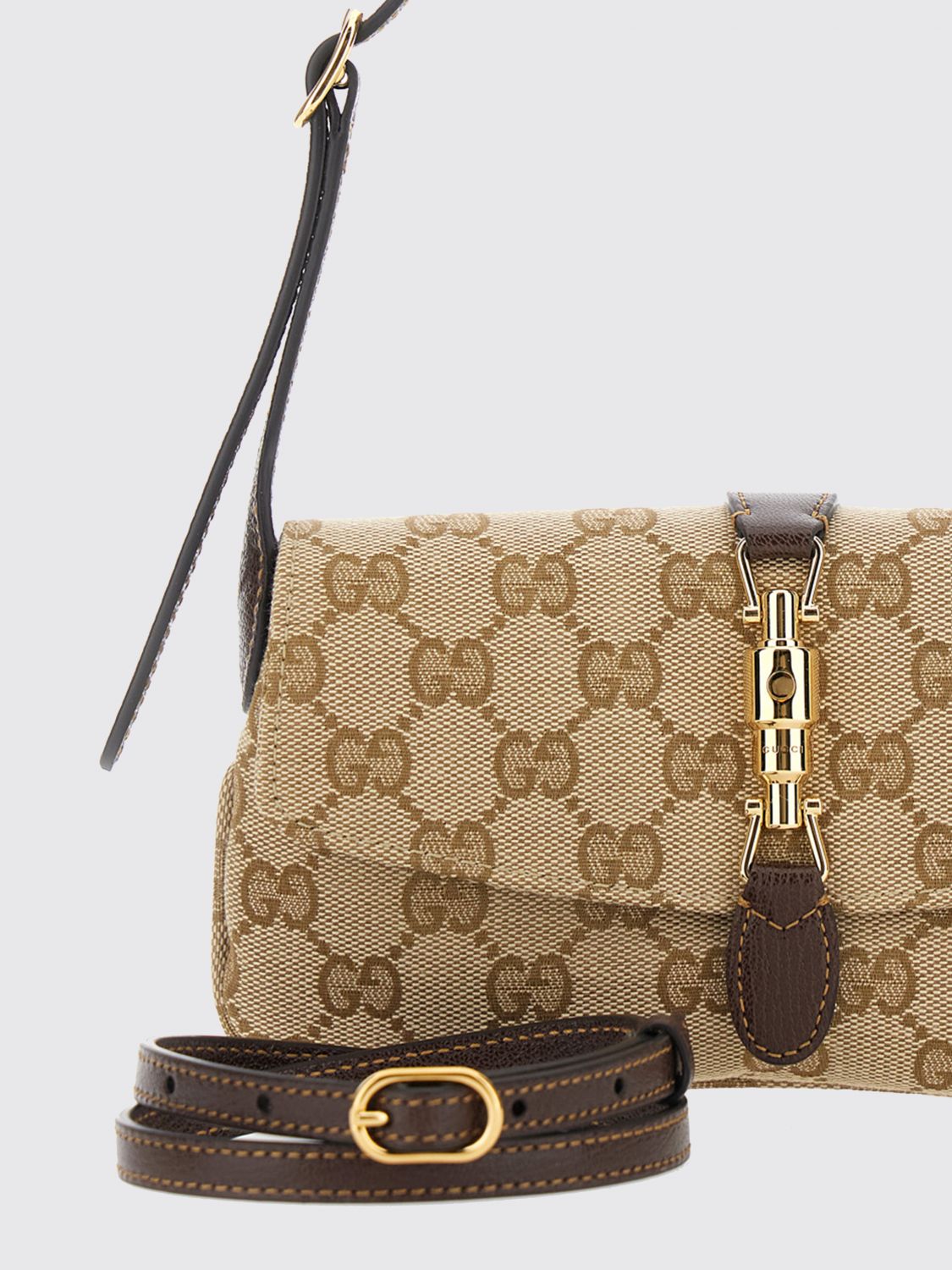 Gucci Women Gucci Mini Jackie Bag In Gg Jacquard With Removable Shoulder Strap GUCCI