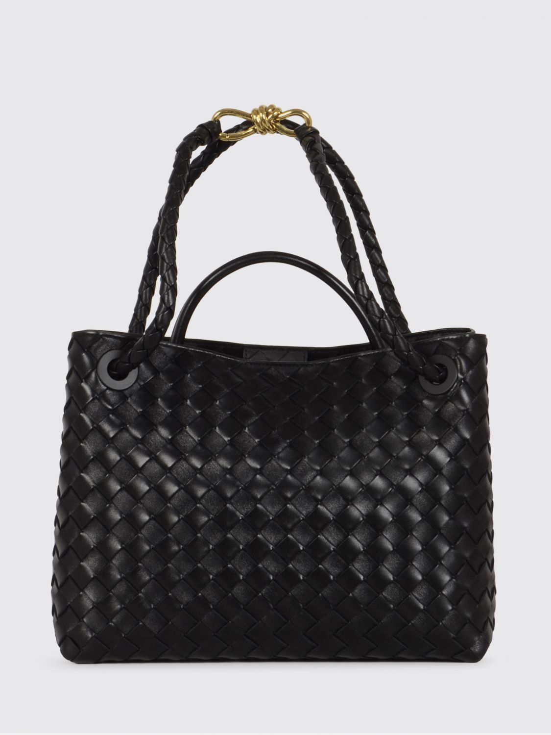 Bottega Veneta Women Bottega Veneta Andiamo Handbag In Intrecciato Lambskin Leather BOTTEGA VENETA