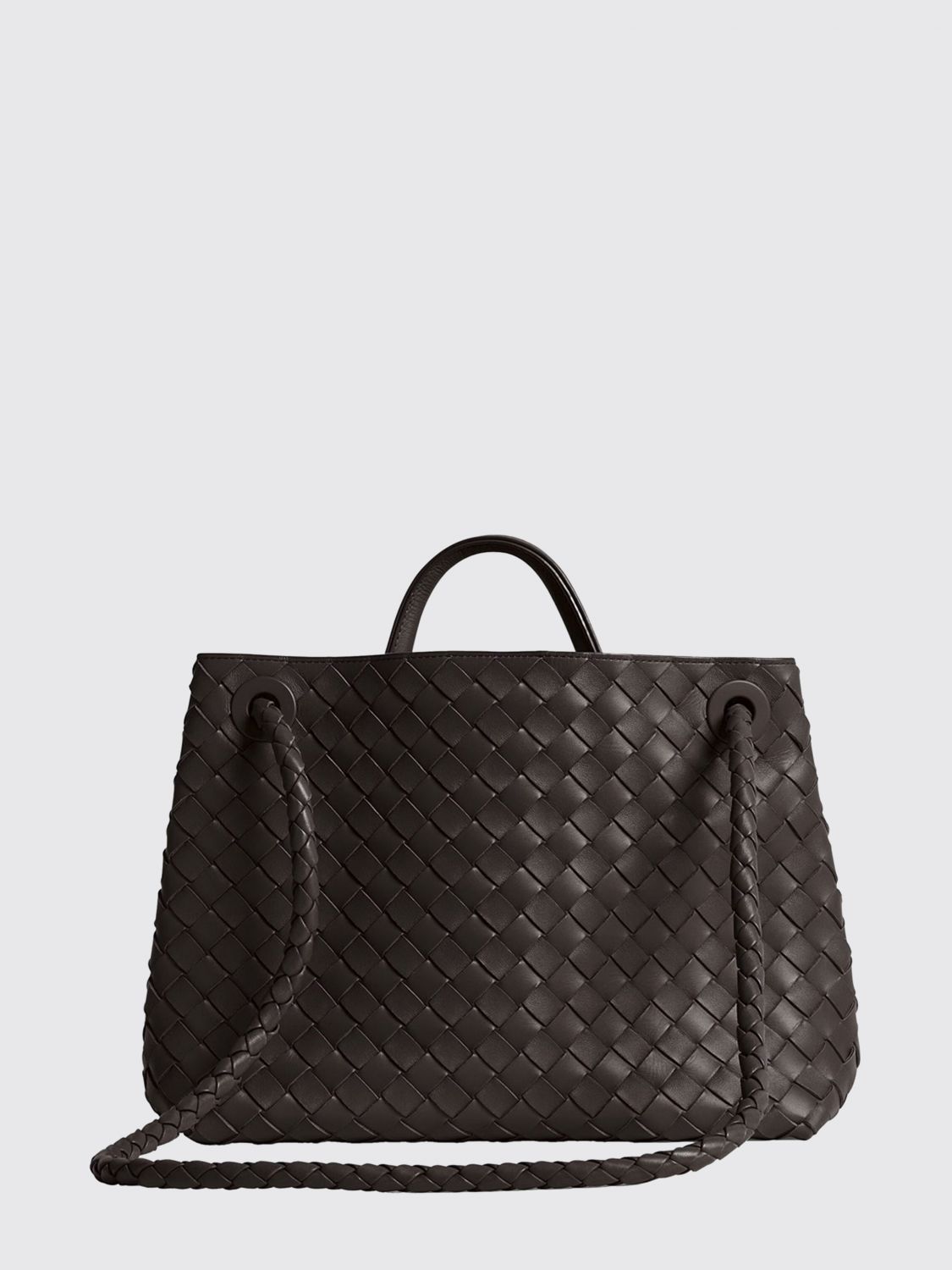 Bottega Veneta Women Bottega Veneta Andiamo Handbag In Intrecciato Lambskin Leather BOTTEGA VENETA