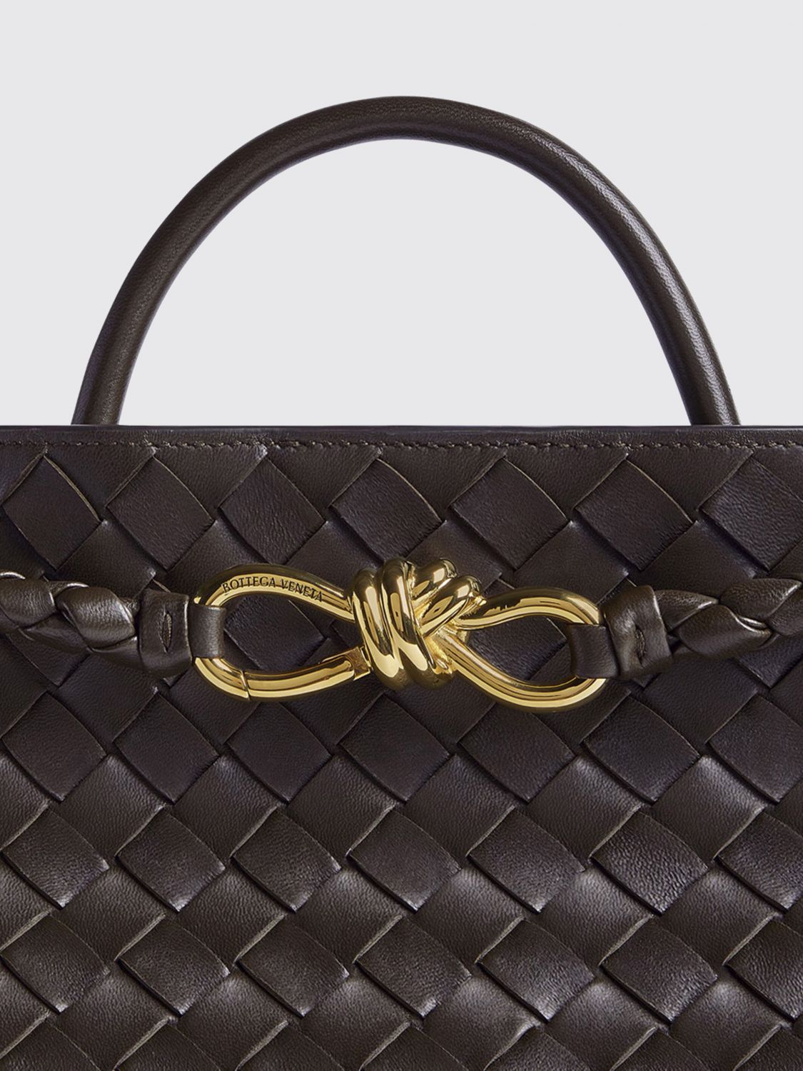 Bottega Veneta Women Bottega Veneta Andiamo Handbag In Intrecciato Lambskin Leather BOTTEGA VENETA