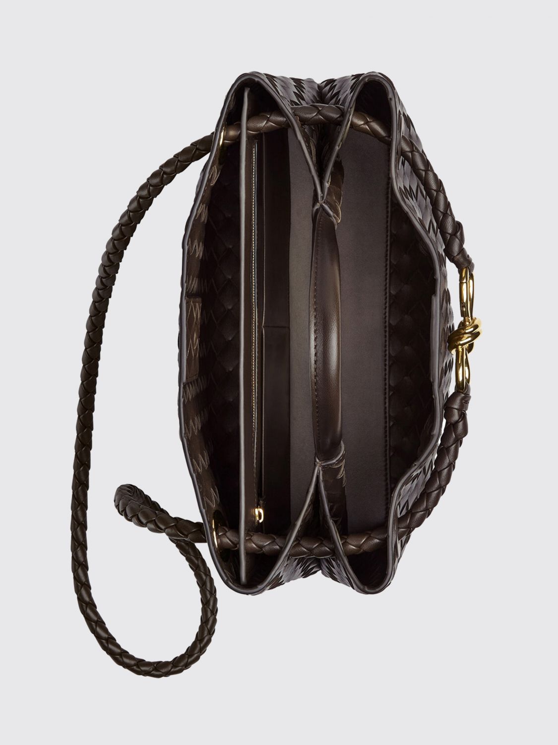 Bottega Veneta Women Bottega Veneta Andiamo Handbag In Intrecciato Lambskin Leather BOTTEGA VENETA