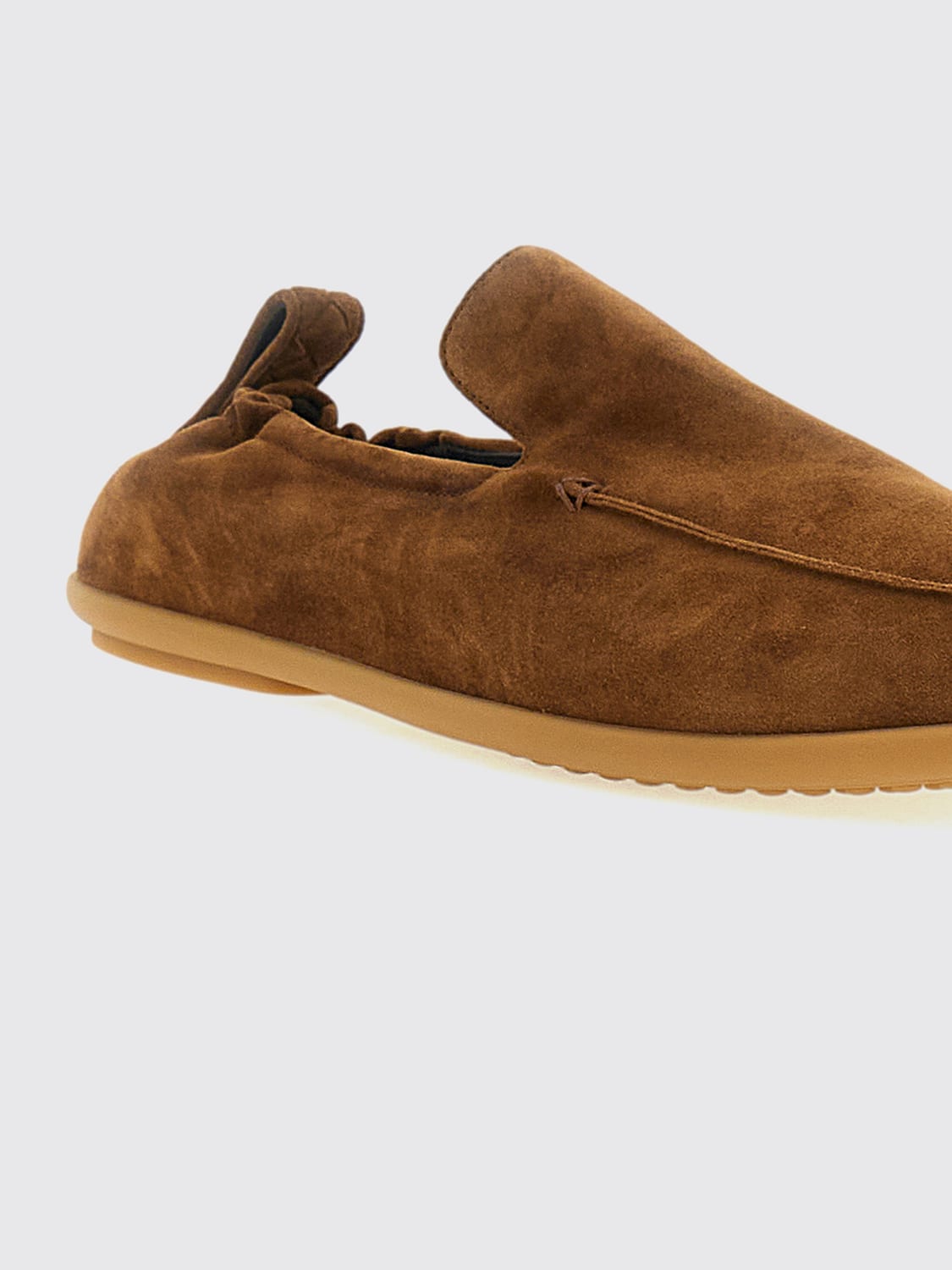Bottega Veneta Men Dawson Loafers Bottega Veneta In Suede Calf Leather With Rubber Sole BOTTEGA VENETA