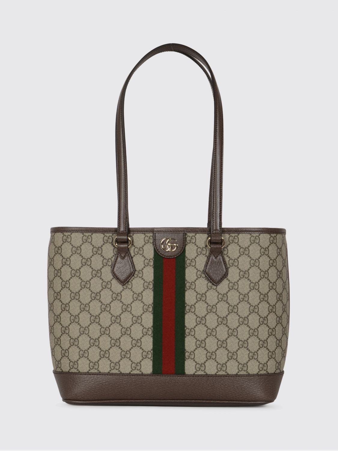Gucci Women Gucci Ophidia Medium Gg Supreme Shoulder Bag With Web Detail GUCCI