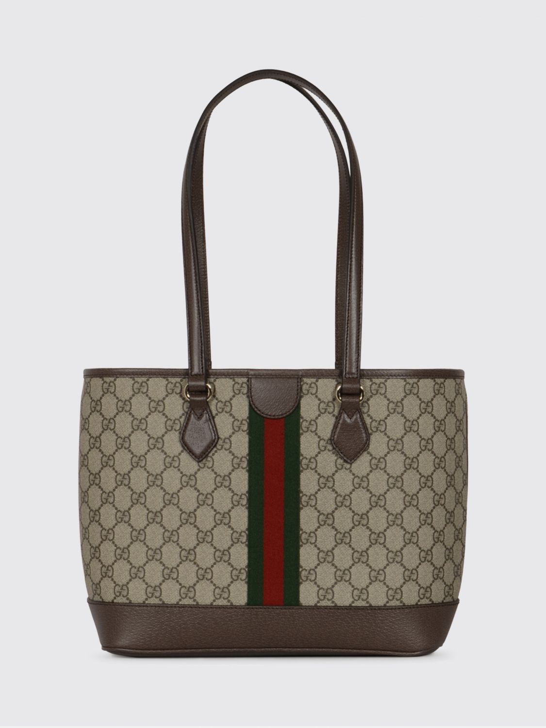 Gucci Women Gucci Ophidia Medium Gg Supreme Shoulder Bag With Web Detail GUCCI