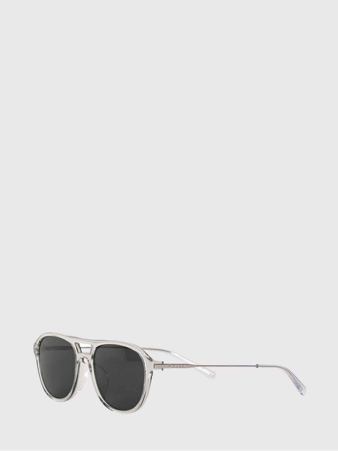 Gucci Men Rounded Double-Bridge Sunglasses Gucci In Acetate GUCCI