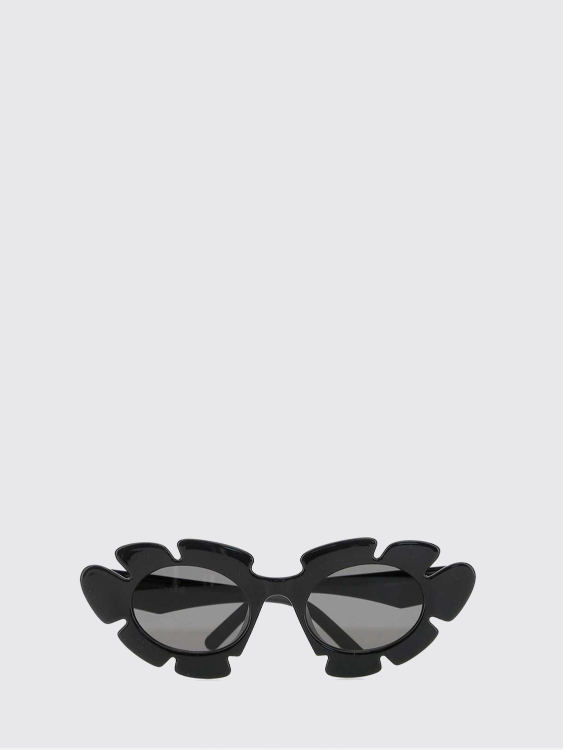 Loewe Men Loewe Black Acetate Cat-Eye Sunglasses With Flower Design LOEWE