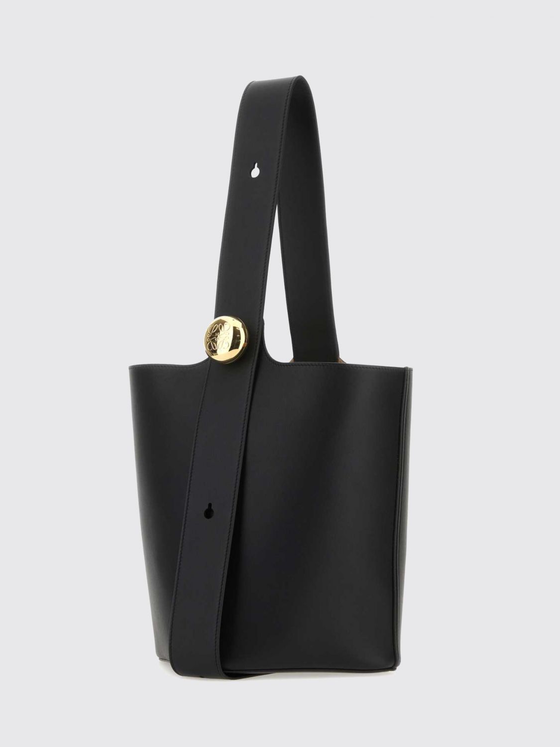 Loewe Women Loewe Pebble Calf Leather Handbag With Adjustable Handle LOEWE