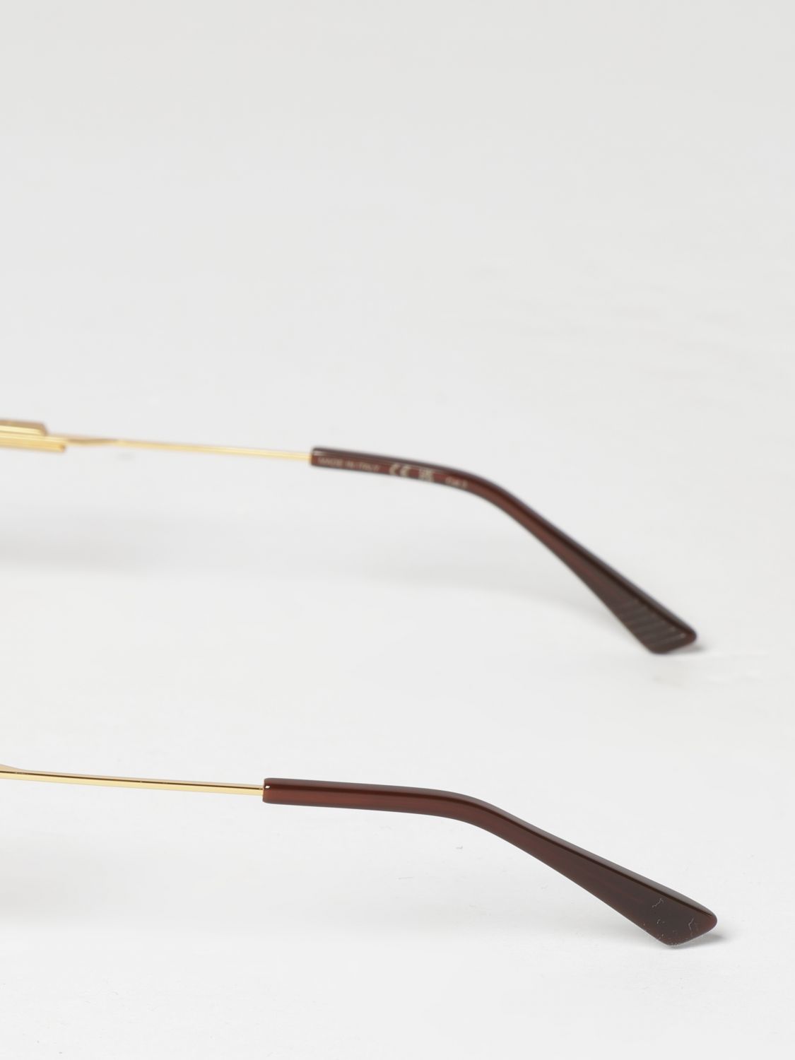 Bottega Veneta Men Bottega Veneta Aviator Metal Sunglasses With Double Bridge BOTTEGA VENETA