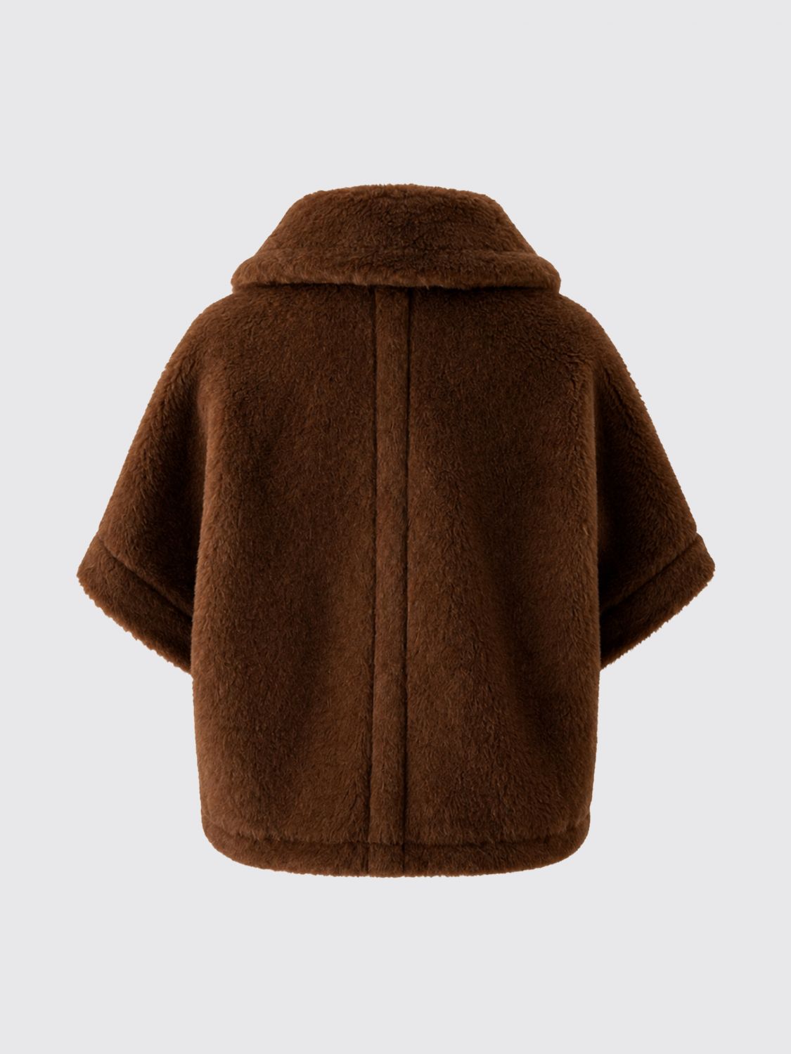 Max Mara Women Max Mara Short Camel Fur Jacket With Classic Collar MAX MARA