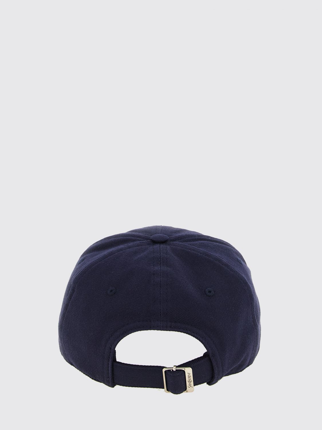 Saint Laurent Women Blue Cotton Baseball Cap Saint Laurent With Contrasting Logo SAINT LAURENT