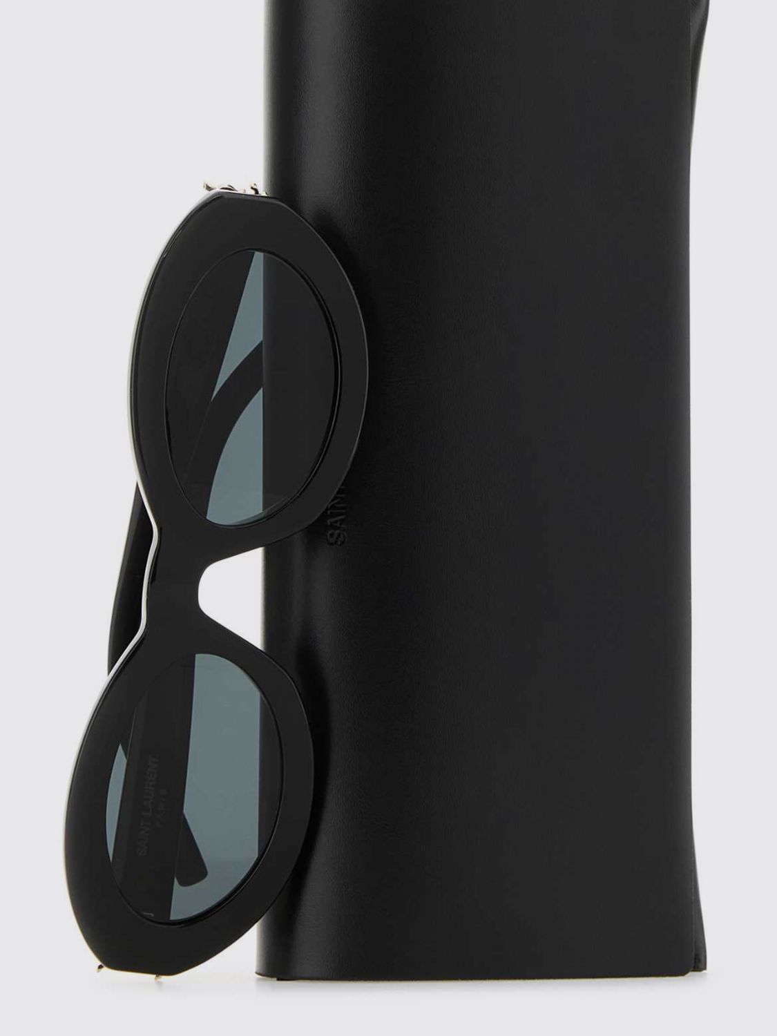 Saint Laurent Women Saint Laurent Cat-Eye Acetate Sunglasses With Ysl Monogram On Temples SAINT LAURENT