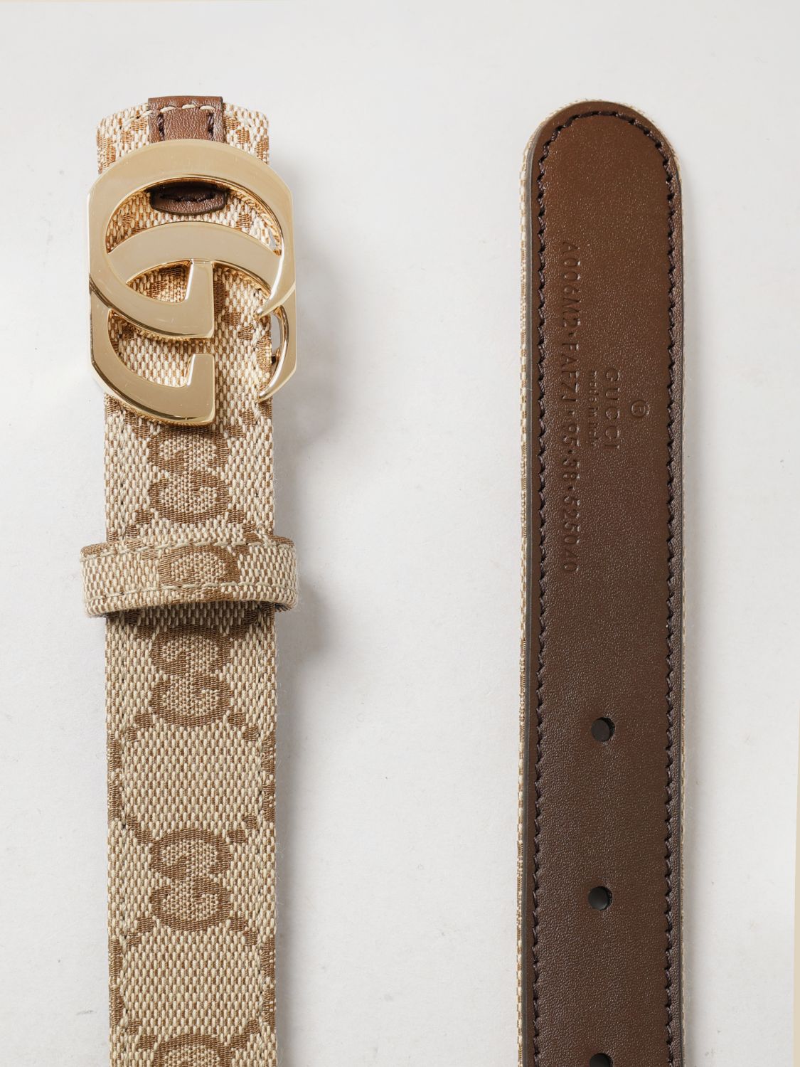 Gucci Women Gucci Gg Marmont Leather Belt With Double G Buckle GUCCI