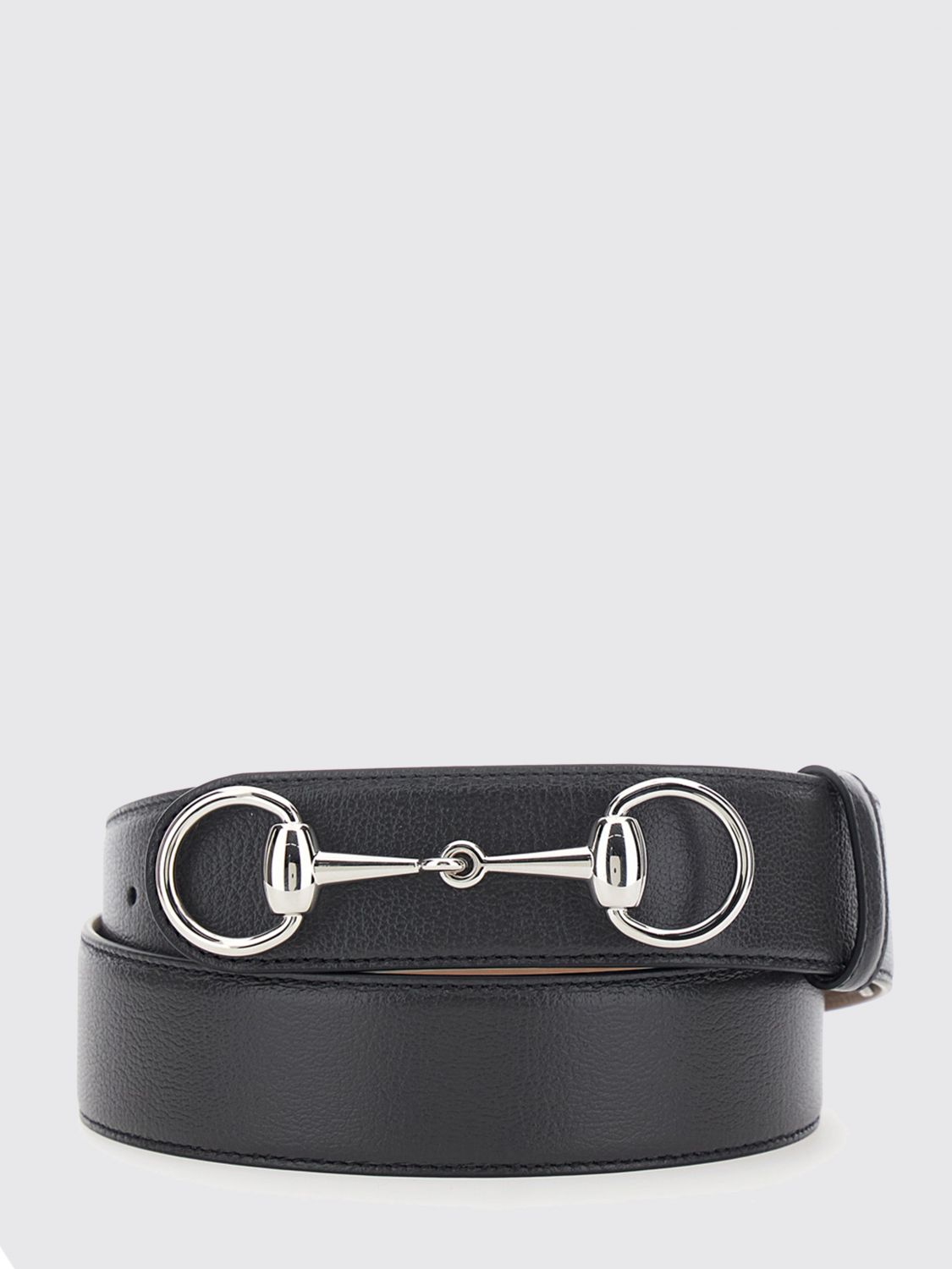 Gucci Men Leather Horsebit 1953 Gucci Belt With Hardware Detail GUCCI