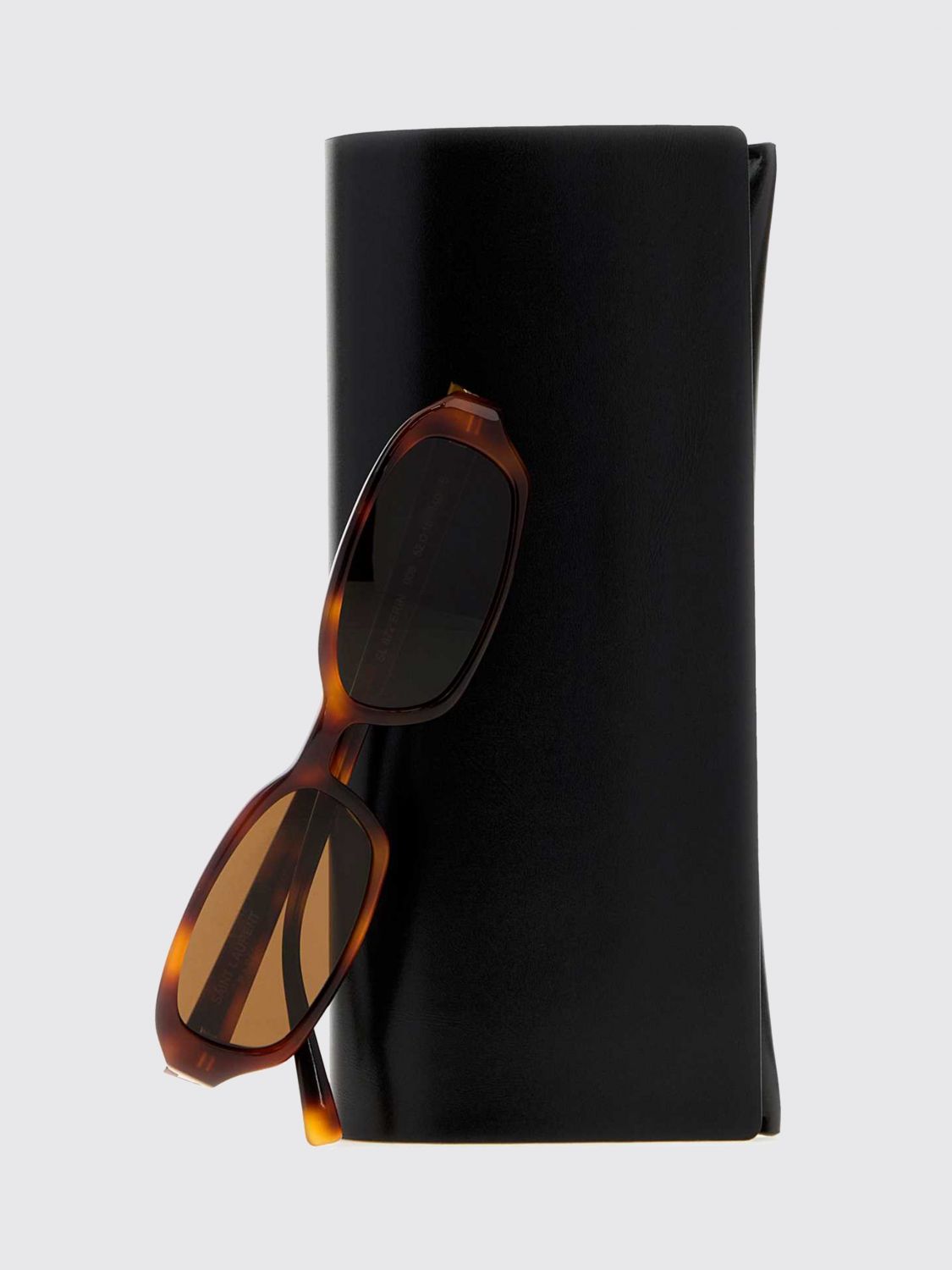 Saint Laurent Women Saint Laurent Tortoiseshell Print Acetate Cat-Eye Sunglasses SAINT LAURENT
