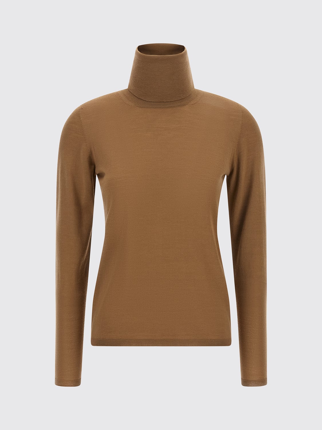 Max Mara Women Slim Fit Long-Sleeved Turtleneck Jumper Max Mara In Pure Wool MAX MARA