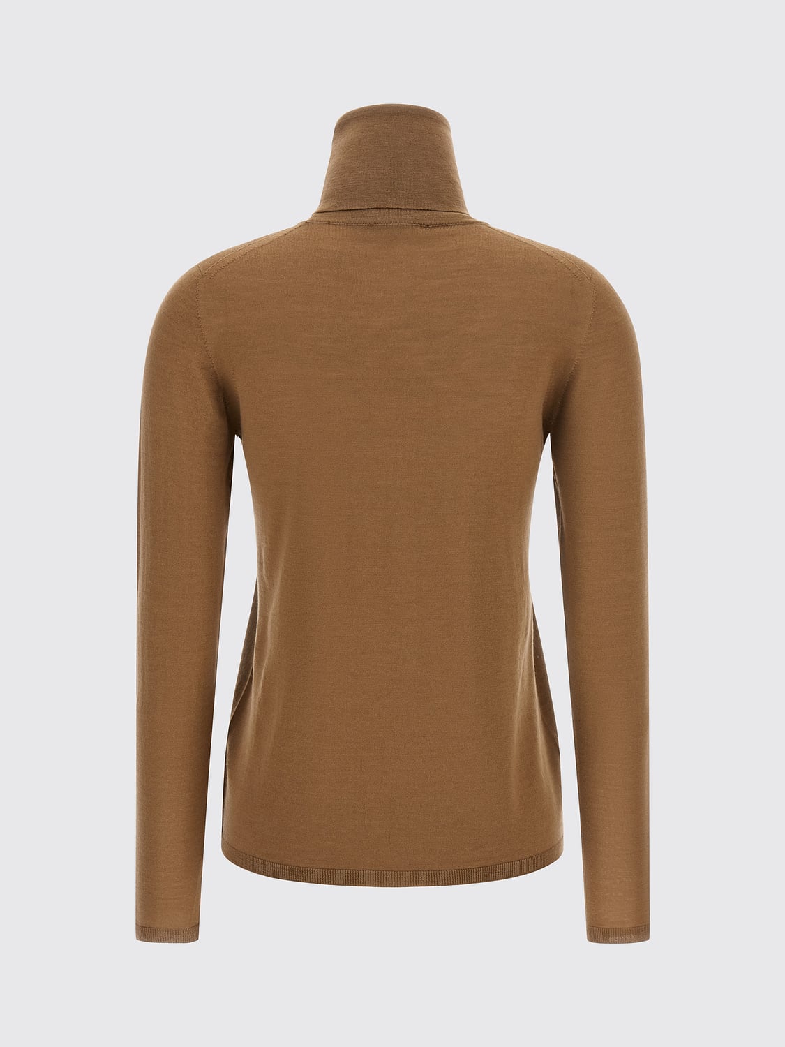 Max Mara Women Slim Fit Long-Sleeved Turtleneck Jumper Max Mara In Pure Wool MAX MARA