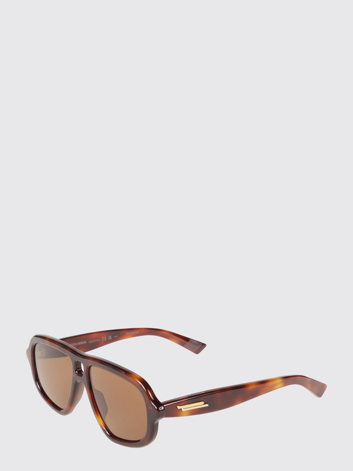 Bottega Veneta Women Bottega Veneta Aviator Sunglasses In Acetate With Double Bridge BOTTEGA VENETA