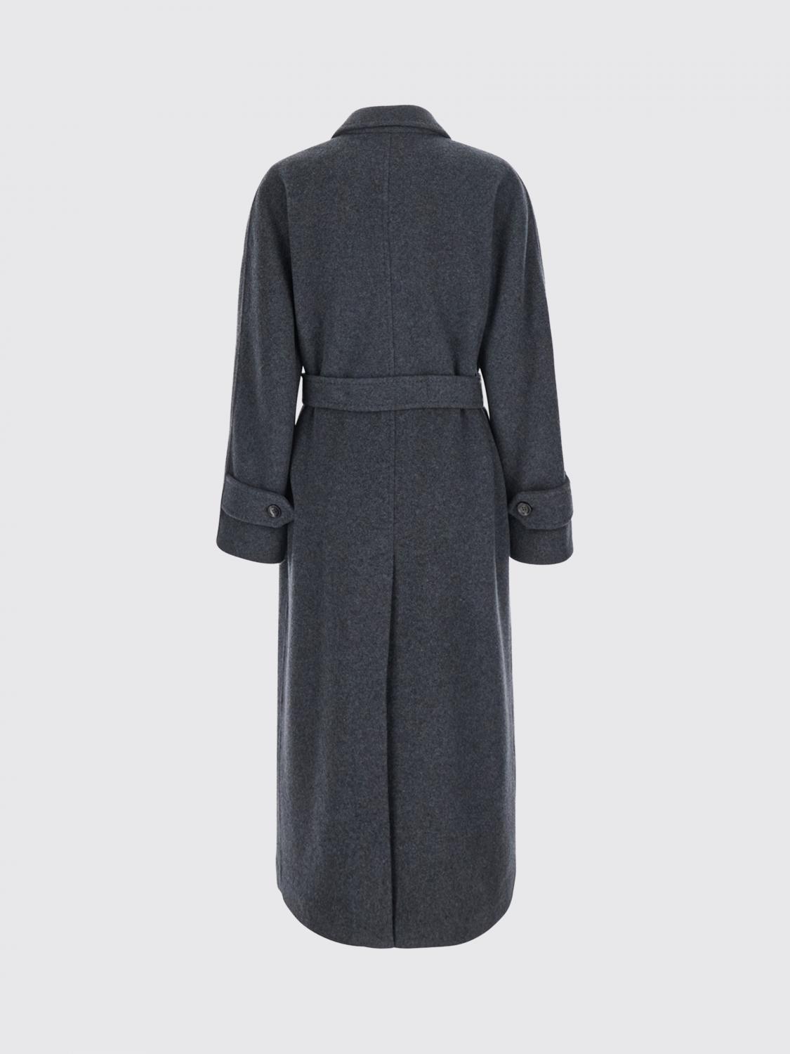 Max Mara Women Long Cashmere Belted Coat Max Mara With Revere Collar MAX MARA