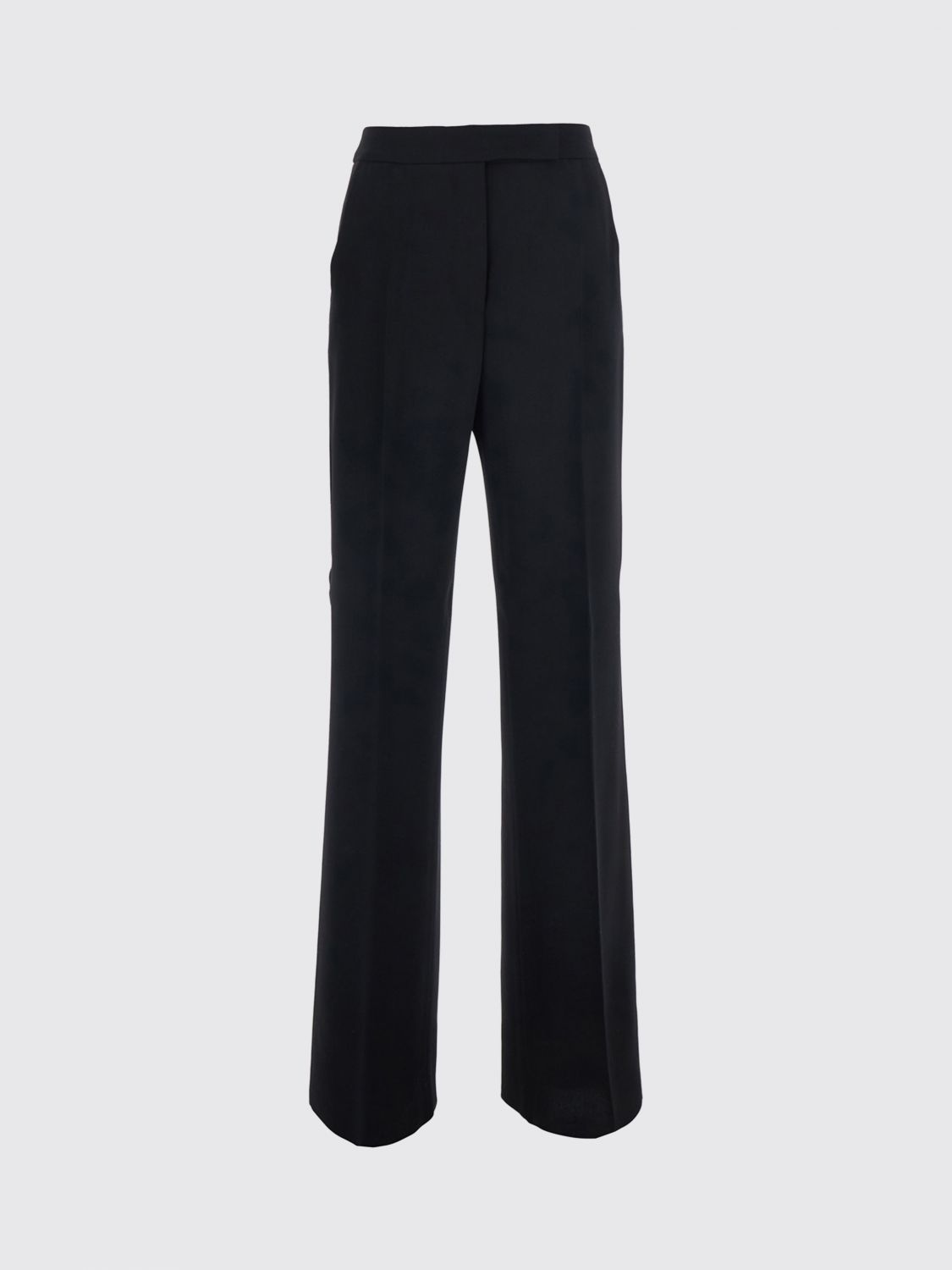 Max Mara Women High-Waisted Straight-Leg Trousers Max Mara In A Tailored Cotton Blend MAX MARA