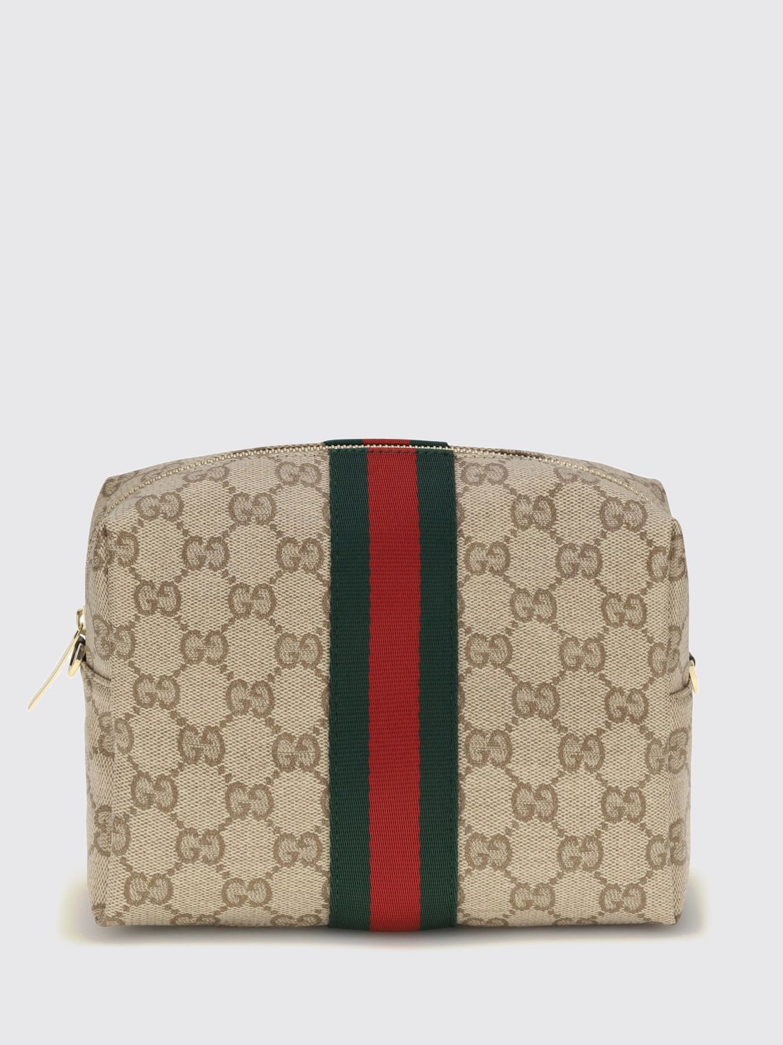 Gucci Women Gucci Gg Monogram Jacquard Mini Shoulder Bag With Bicolour Stripes GUCCI