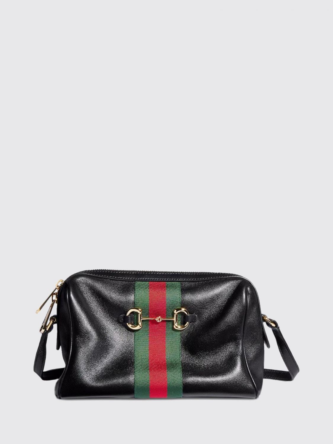 Gucci Women Gucci Horsebit Web Calfskin Leather Mini Crossbody Bag With Horsebit Detail GUCCI