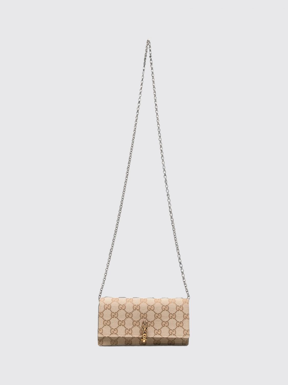 Gucci Women Gucci Mini Dionysus Bag In Gg Supreme Fabric With Tiger Head Closure GUCCI